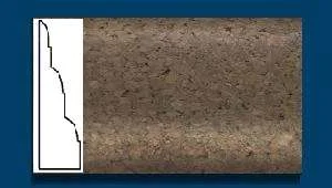 Плинтус пробковый ArtCorkDesing С 105 (Колер 7) 18x45x910 мм в Саратове