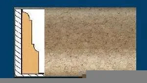 Плинтус пробковый ArtCorkDesing С 103 (Колер 5) 12х65х910 мм в Саратове