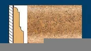 Плинтус пробковый ArtCorkDesing С 103 (Колер 8) 12х65х910 мм в Саратове