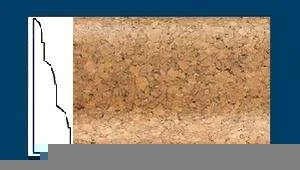 Плинтус пробковый ArtCorkDesing С 105 (Колер 8) 18x45x910 мм в Саратове