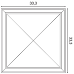 Декоративная панель Orac W123 (33.3x33.3x3.5 см) в Саратове