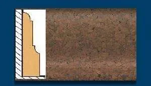 Плинтус пробковый ArtCorkDesing С 103 (Колер 11) 12х65х910 мм в Саратове