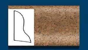 Плинтус пробковый ArtCorkDesing С 102 (Колер 9) 20x40x910 мм в Саратове