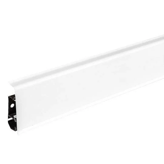 Плинтус пластиковый Arbiton INDO70 01 Белый блеск 2,5 м в Саратове