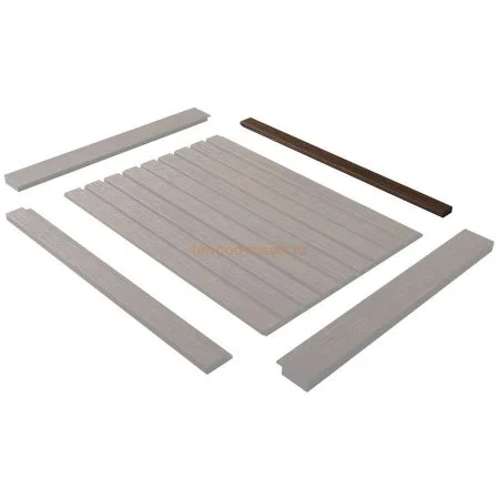 Финишный молдинг LF124B BR396 левый декорированный (31х12х2700мм) в Саратове