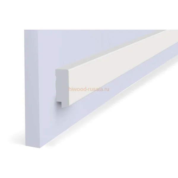 Финишный молдинг LF124B NP левый белый (31х12х2700мм) в Саратове