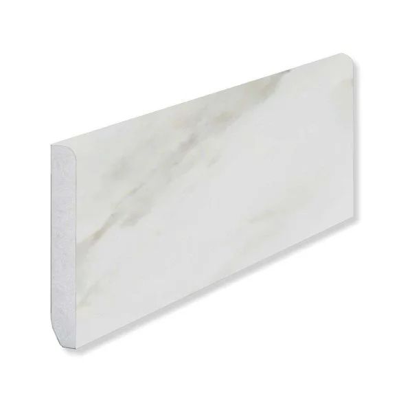 Кварцевый плинтус Fargo 6089-1 Белый Мрамор 80х11х2200 мм в Саратове