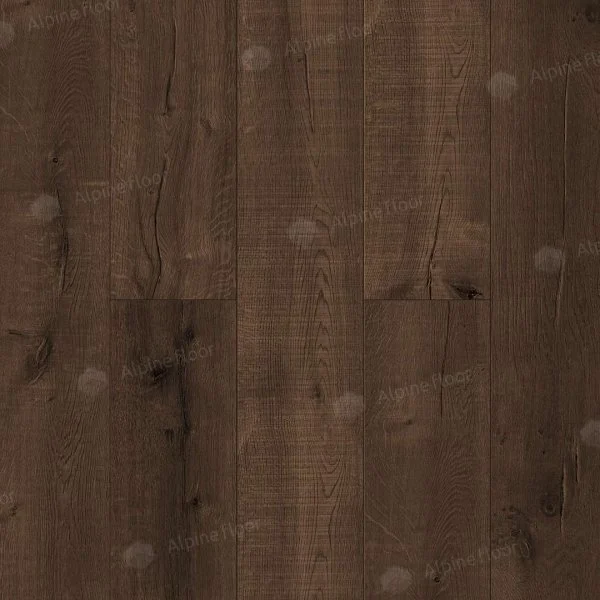 Каменно-полимерная плитка Alpine Floor Real Wood Дуб Мокка ECO 2-2, 6 мм 43 класс в Саратове
