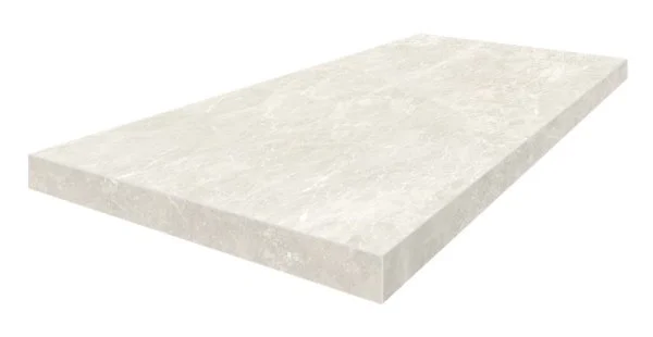 Керамогранит Coliseum Да Винчи Уайт Ступень угловая левая (Натуральный, 33х60) в Саратове