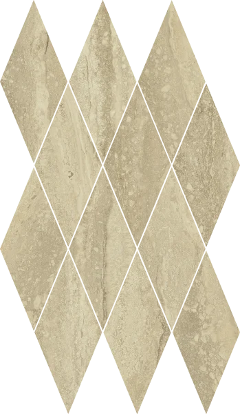 Керамогранит Italon Шарм Эдванс Травертино 28х48 мозаика Даймонд (Люкс) в Саратове