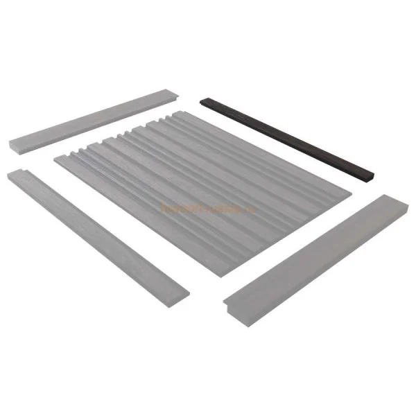 Финишный молдинг LF124B BR395K левый декорированный (31х12х2700мм) в Саратове