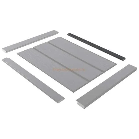 Финишный молдинг LF124B GR15K левый декорированный (31х12х2700мм) в Саратове