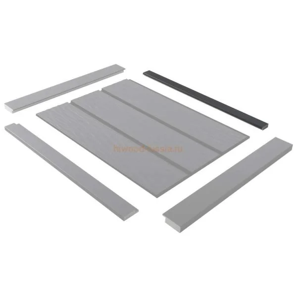 Финишный молдинг LF124B GR15K левый декорированный (31х12х2700мм) в Саратове