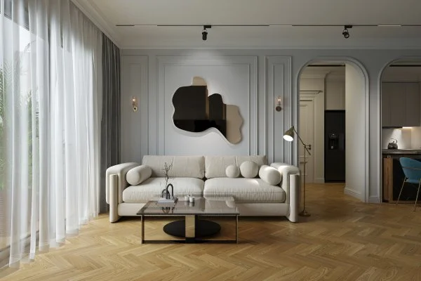 Паркетная доска Quartz Parquet Штучный паркет Вяз Кенигсберг 44-550-62 в Саратове