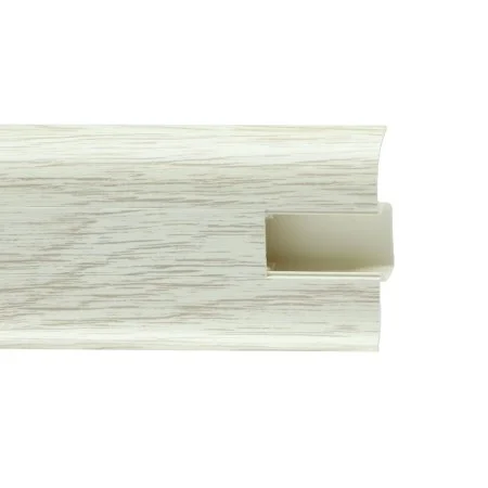 Пластиковый плинтус Royce №851 Дуб Льняной (58х22х2200мм) в Саратове