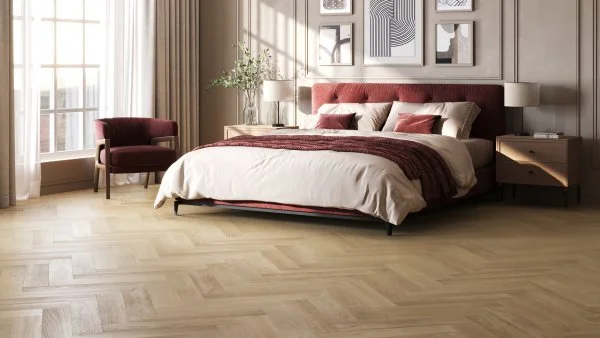 Паркетная доска Quartz Parquet Английская Ёлка Дуб Лимба 33-405 в Саратове