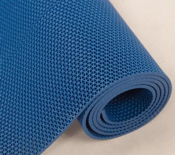 Грязезащитное рулонное покрытие ЗигЗаг Синий 4,5 мм (1,2 м) Китай в Саратове