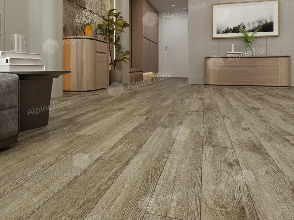 Каменно-полимерная плитка Alpine Floor Grand Sequoia Village Венге Грей ECO 11-807 4мм, 43 класс в Саратове