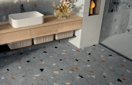 Керамогранит Coliseum Палладио Блэк 60х120 (Натуральный и Реттифицированный) в Саратове