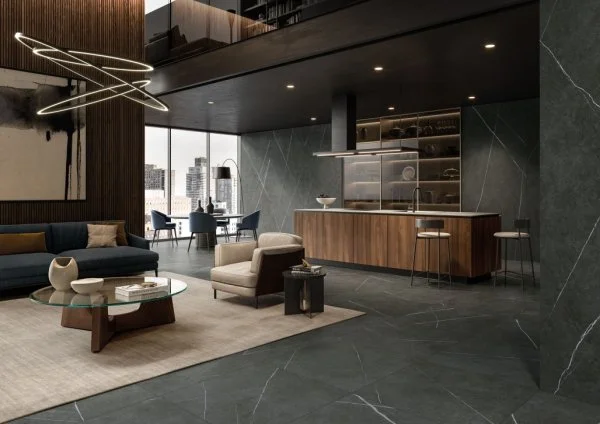 Керамогранит Italon Метрополис Империал Блэк 120х278 (Натуральная и Реттифицированная) в Саратове