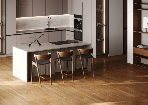 Паркетная доска Quartz Parquet Классик 5 мм Дуссия Африканская 550-63 в Саратове