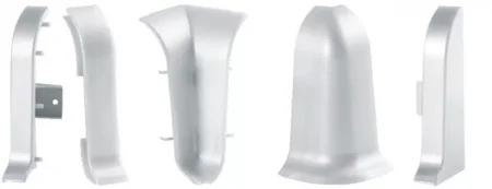 Заглушка для плинтуса ALP-C43 Серебро (ПВХ) в Саратове