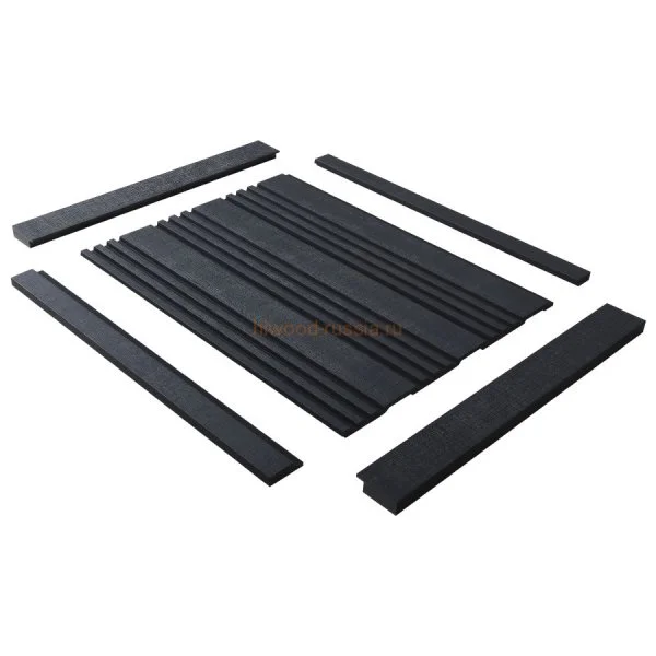 Финишный молдинг LF124B BK114K левый декорированный (31х12х2700мм) в Саратове