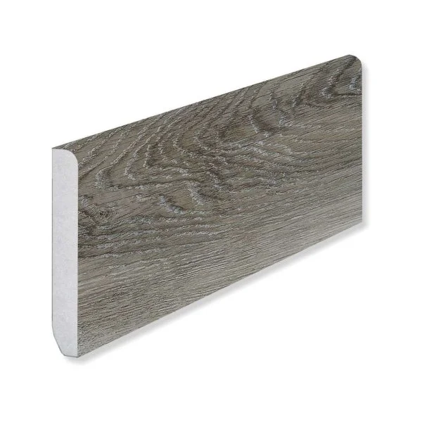 Кварцевый плинтус Fargo 366-1B Дуб Рустик Серый градиент 80х11х2200 мм в Саратове
