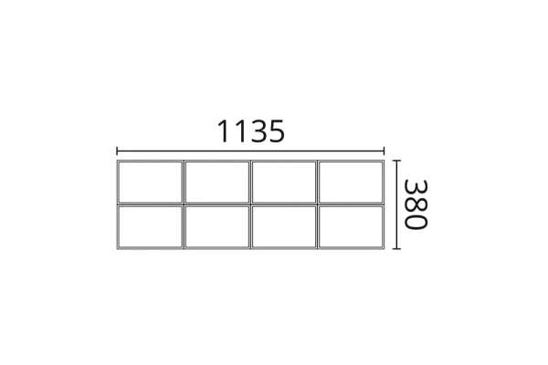 Декоративная панель NMC Arstyl Bump (113.5x38x4.3 см) в Саратове