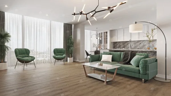 Каменно-полимерная плитка Alpine Floor Solo Plus Ларгетто ЕСО 14-301, 4 мм, 43 класс в Саратове