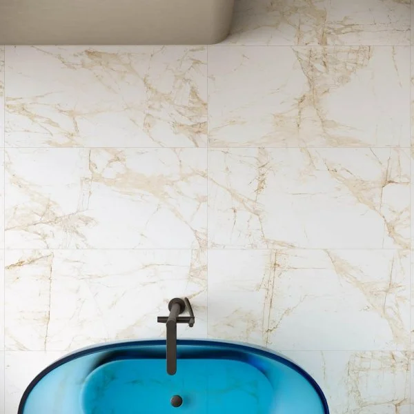 Керамогранит Coliseum Канова Уайт 60х120 (Натуральный и Реттифицированный) в Саратове