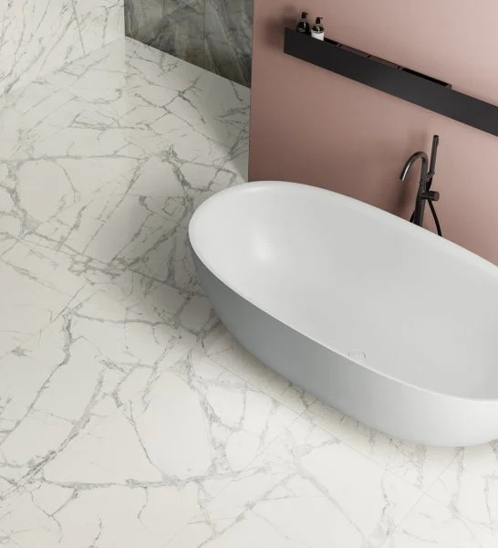 Керамогранит Italon Шарм Делюкс Инвизибл Уайт 60х120 (Паттинированная и реттифицированная) в Саратове