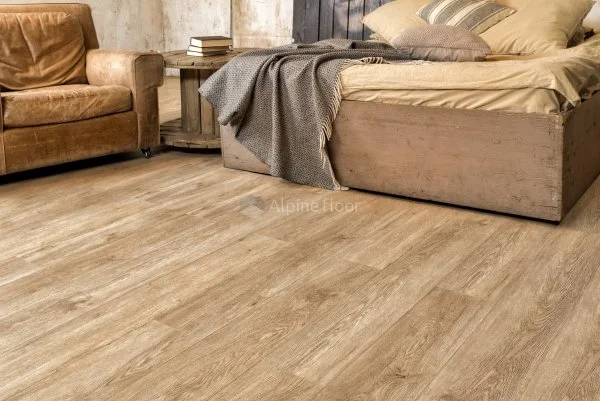 Каменно-полимерная плитка Alpine Floor Grand Sequoia Секвоя Миндаль ECO 11-6, 4мм 43 класс в Саратове