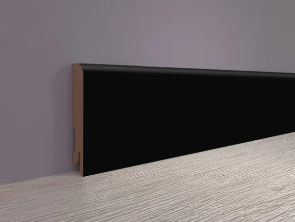 Плинтус MDF Bonkeel 24032 Чёрный Софт (100х16х2400 мм) в Саратове