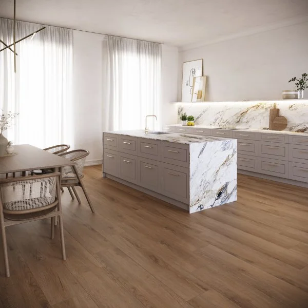 ПВХ плитка Invictus Primus Plank Riviera Oak Caramel в Саратове