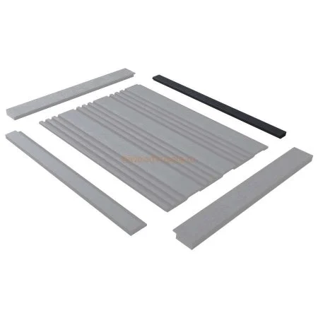 Финишный молдинг LF124B BK114K левый декорированный (31х12х2700мм) в Саратове