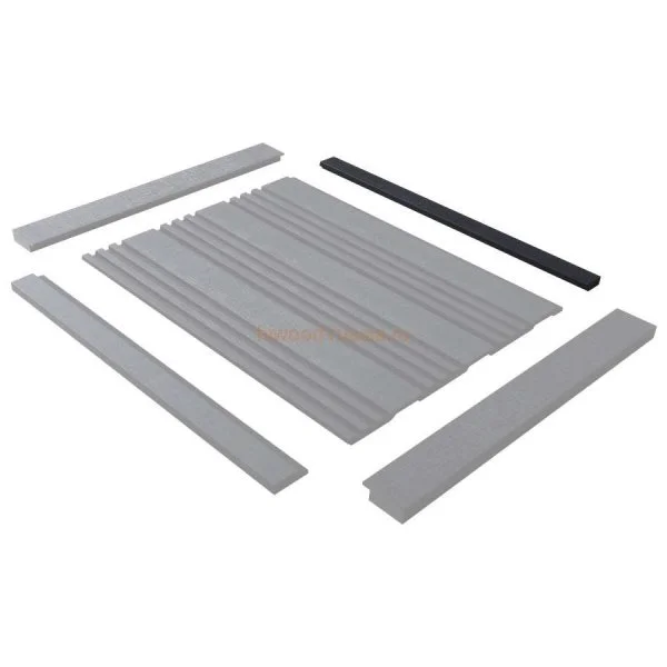 Финишный молдинг LF124B BK114K левый декорированный (31х12х2700мм) в Саратове