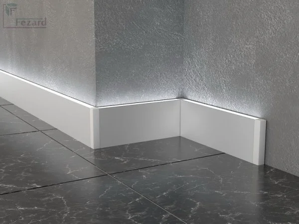 Алюминиевый плинтус Fezard Кабельный ALP-G80-LA Алюминий 80*15*2500 мм в Саратове