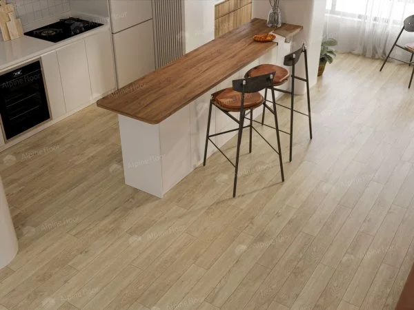 Каменно-полимерная плитка Alpine Floor Grand Sequoia Village Миндаль ECO 11-607 4мм, 43 класс в Саратове