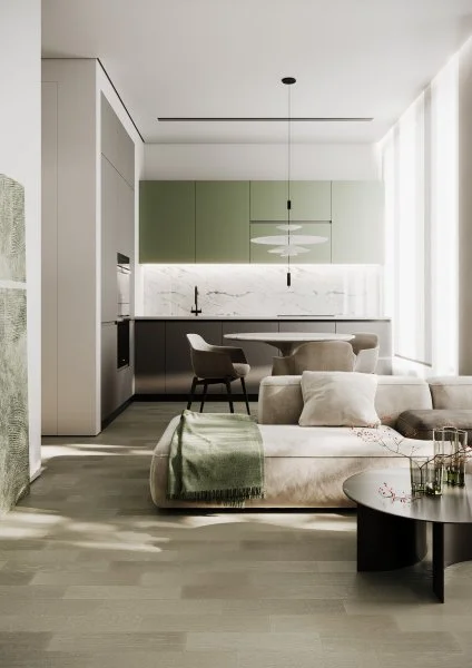 Паркетная доска Quartz Parquet Штучный паркет Дуб Лунный 44-1258-08 в Саратове