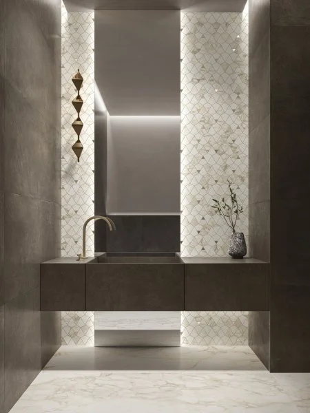 Керамогранит Italon Этернум Каррара Мозаика Вертекс 25.8х30 (Натуральная) в Саратове