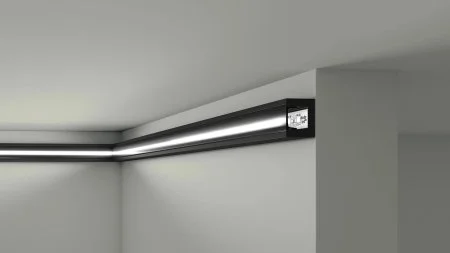 Профиль NMC Wallstyl IL12 Black (25х20х2000мм) в Саратове