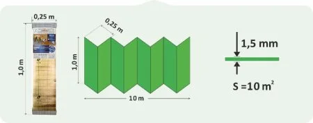 Подложка Солид 1,5мм для LVT ANTI SLIP (10м2) в Саратове