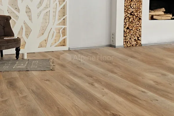 Кварц-виниловая плитка Alpine Floor Premium XL Дуб Природный Изысканный ЕСО 7-6, 8 мм. 43 класс в Саратове