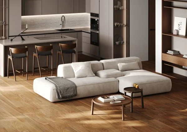 Паркетная доска Quartz Parquet Классик 5 мм Дуссия Африканская 550-63 в Саратове