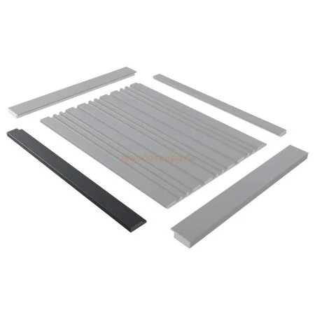 Финишный молдинг LF124A GR3 правый декорированный (42х12х2700мм) в Саратове