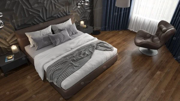 Кварц-виниловая плитка Alpine Floor Premium XL Дуб Шоколадный ЕСО 7-18, 8 мм. 43 класс в Саратове