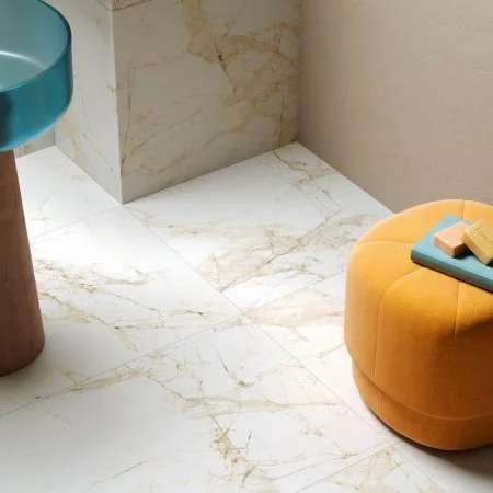 Керамогранит Coliseum Канова Уайт 60х60 (Натуральный и Реттифицированный) в Саратове