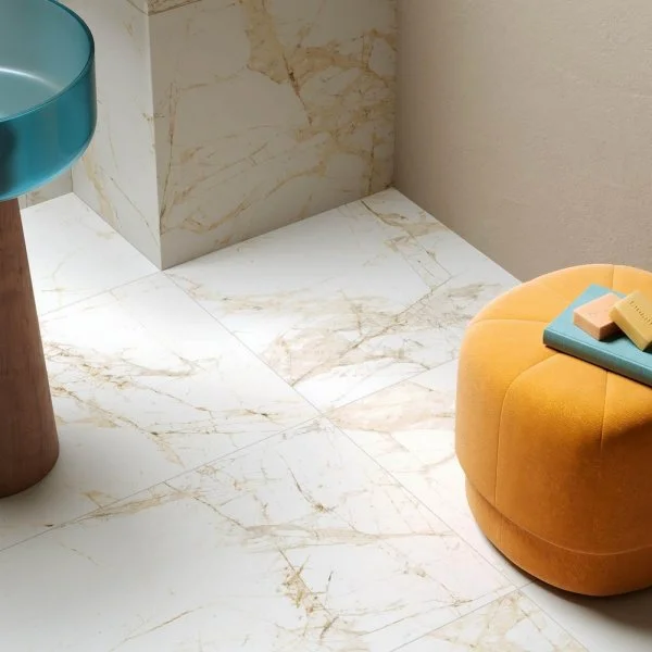 Керамогранит Coliseum Канова Уайт 60х120 (Натуральный и Реттифицированный) в Саратове