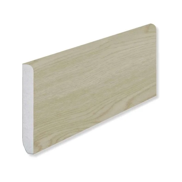 Кварцевый плинтус Fargo 18001-35 Ясень Белый 80х11х2200 мм в Саратове